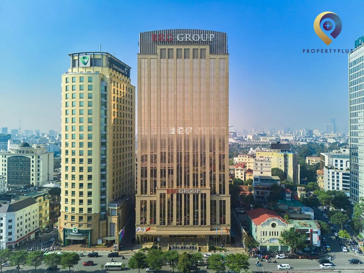 Toàn cảnh tòa nhà BRG Tower tại quận Hoàn Kiếm, Hà Nội.
